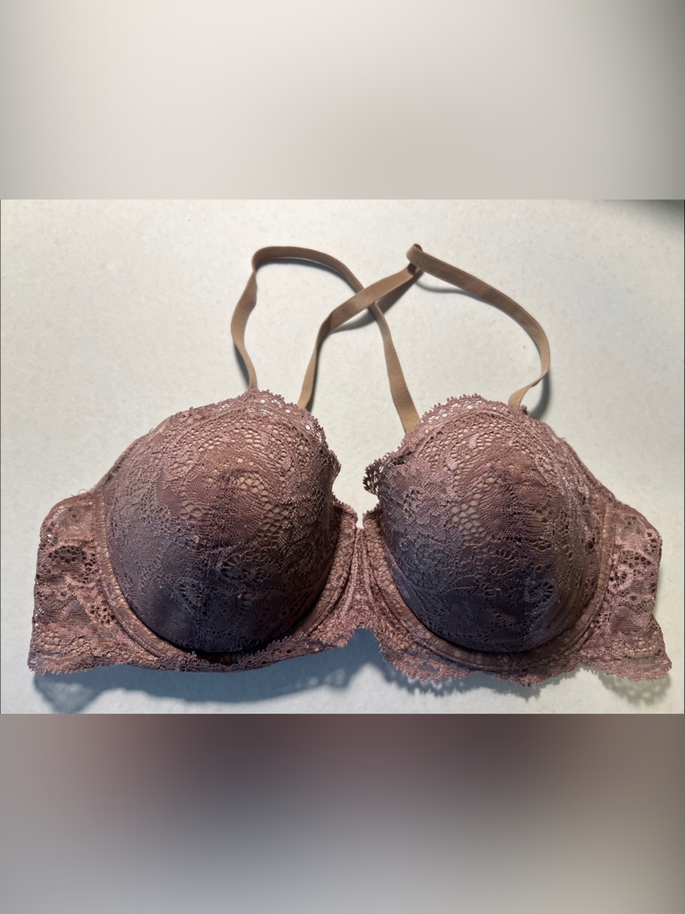 ThirdLove All Day Lace T-Shirt Bra in Mauve Light Purple
